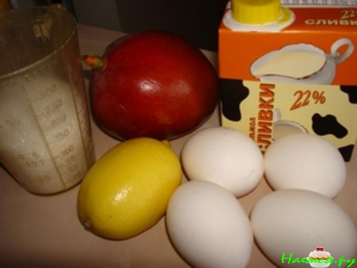 Пирог лимонно-манговый 'Эффект'