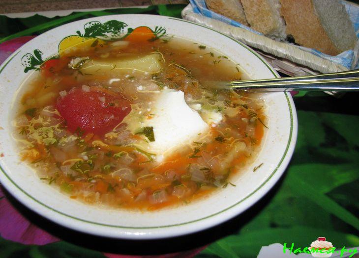 Суп с томатами в собственном соку Суп с томатами в собственном соку