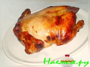 Курица фаршированная "пьяная" целиком 