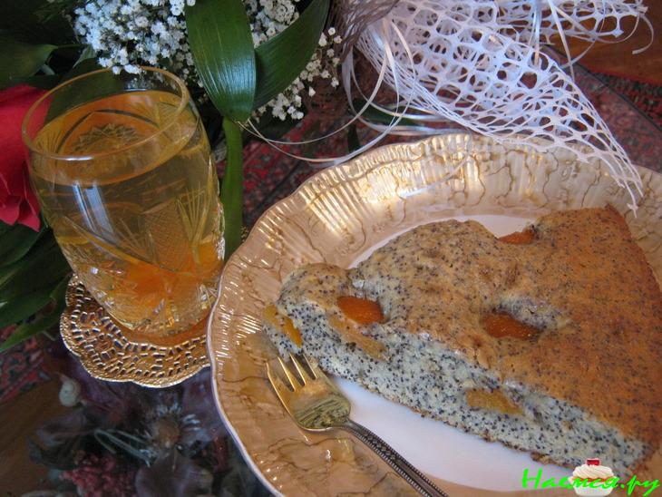 Пирог маковый с компотом!