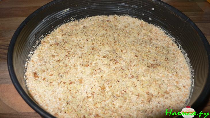 Яблочный пирог с печеньями