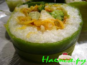 Роллы из лука порея Роллы из лука порея