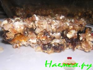 Гречневая каша с курагой