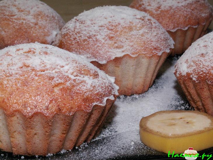 Маффины бананово-сливочные