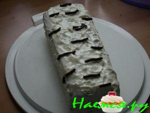 Торт 'Березовое полено' Торт 'Березовое полено'