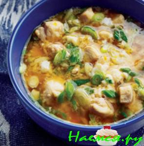 Курица по-японски с рисом