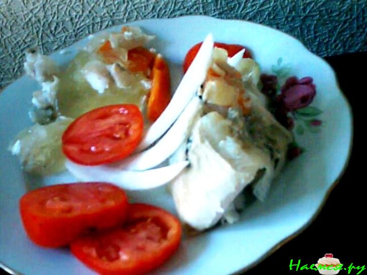 Судак отварной