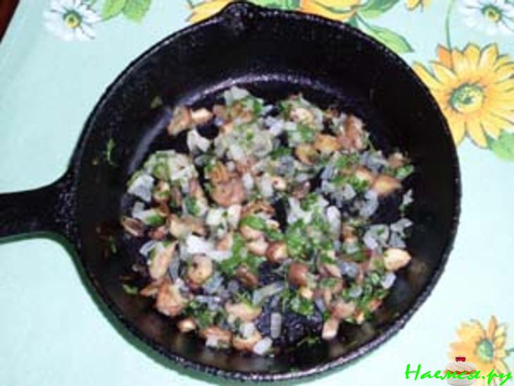 Пангасиус с грибами