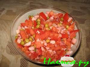 Салат из трех компонентов