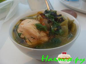 Аджап сандал с курицей (вариант)