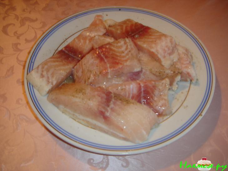 Морской язык запеченный с овощами