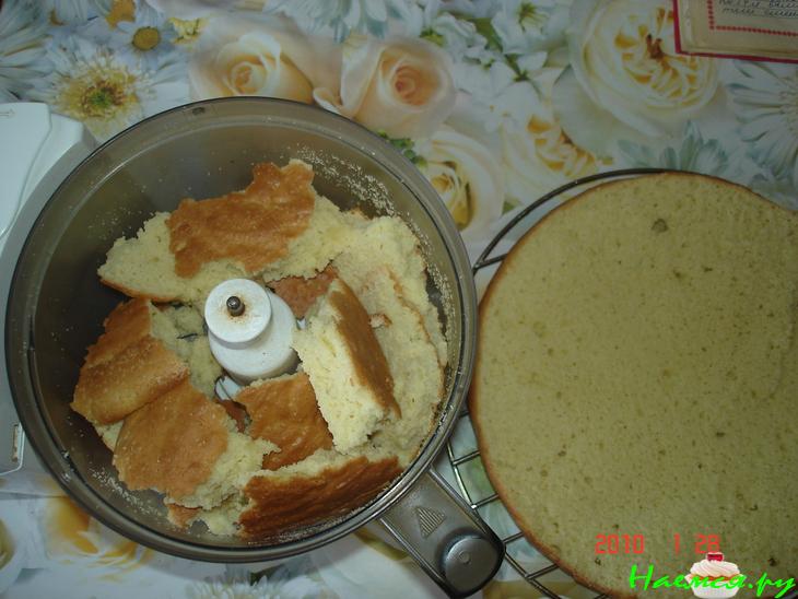 Торт "Ореховый" с кремом