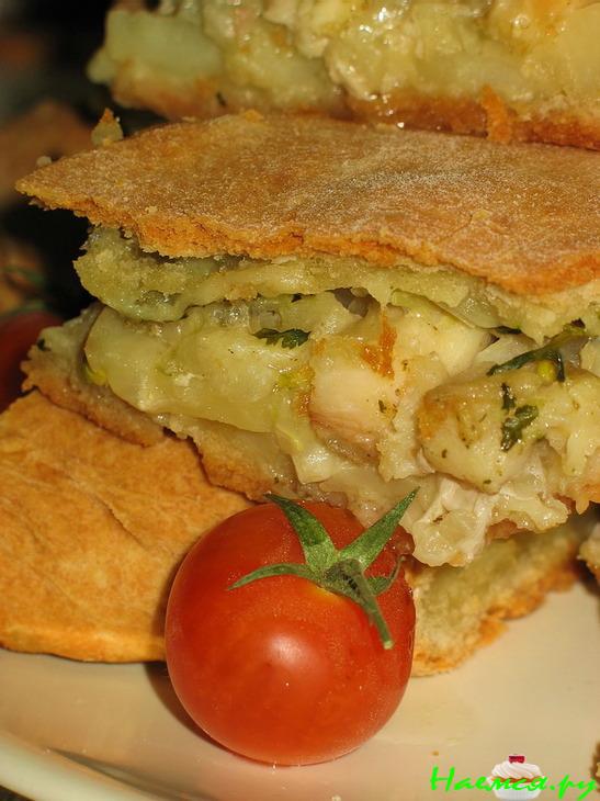 "Рыбный пирог с пангасиусом и картофелем" "Рыбный пирог с пангасиусом и картофелем"