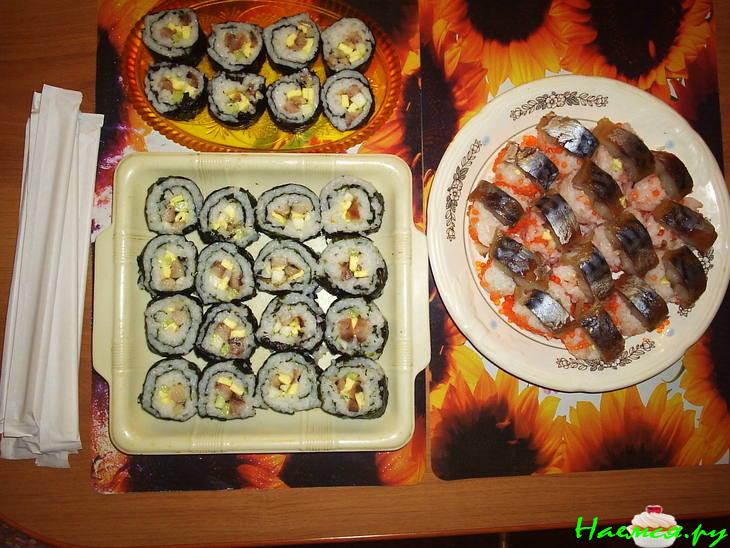 Суши на мамин юбилей