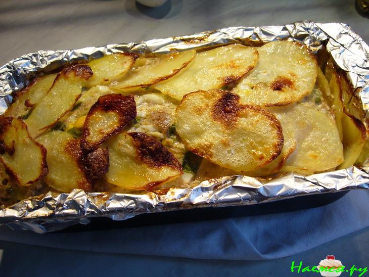 Мясная запеканка "Весеннее настроение" Мясная запеканка "Весеннее настроение"