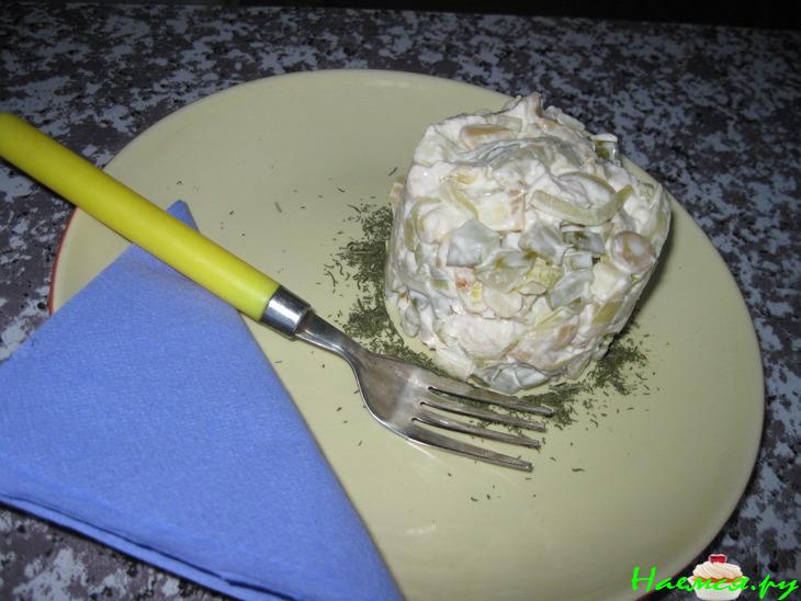 Салат нежный и сытный