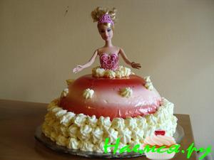 Торт "Барби-балерина"
