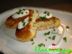 "Картофельные котлеты с яйцом"