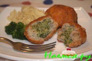 Крокеты мясные с брокколи