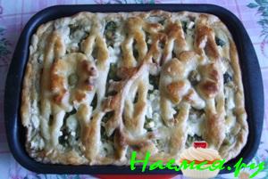 Пирог с картофелем и брокколи