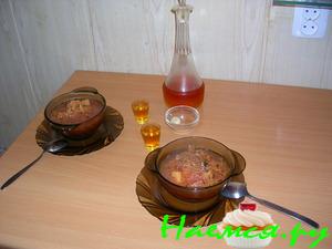 Борщ вегетарианский с приправами Борщ вегетарианский с приправами