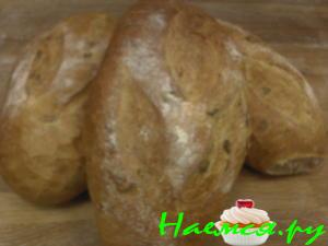 Хлеб ржано-пшеничный с семенами тыквы