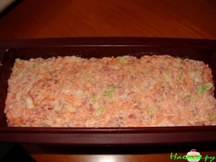 Запеканка а-ля ленивый голубец Запеканка а-ля ленивый голубец