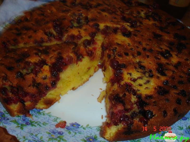 Пирог-шарлотка 'Клюковка' Пирог-шарлотка 'Клюковка'