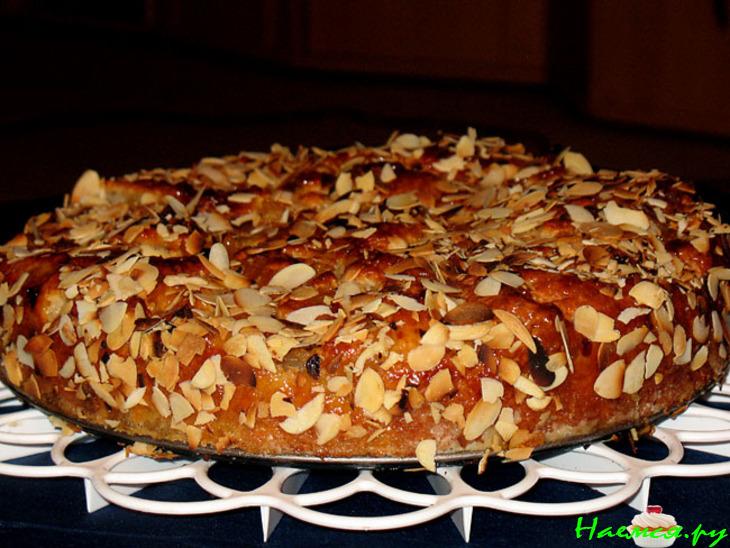 Пирог из абрикосовых розеток Пирог из абрикосовых розеток