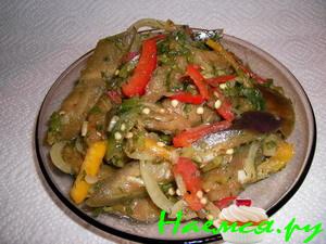 Баклажаны пряные по-корейски Баклажаны пряные по-корейски