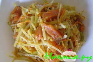 Рыбная закуска с овощами