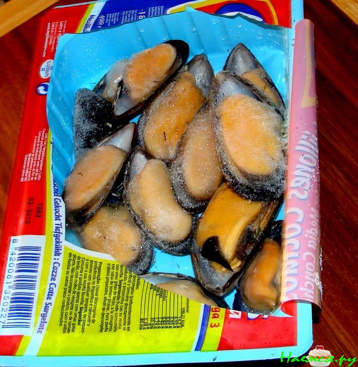 Мидии в соусе