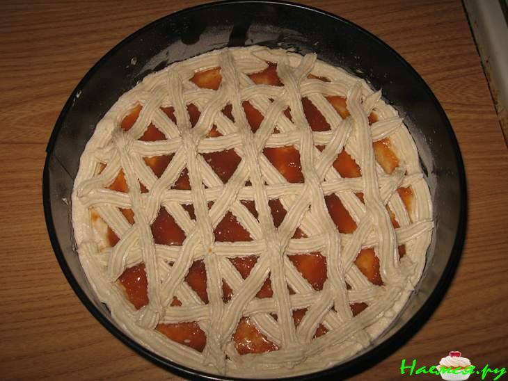 Песочный пирог с вареньем Песочный пирог с вареньем