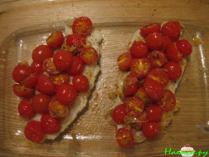 Треска под сальсой