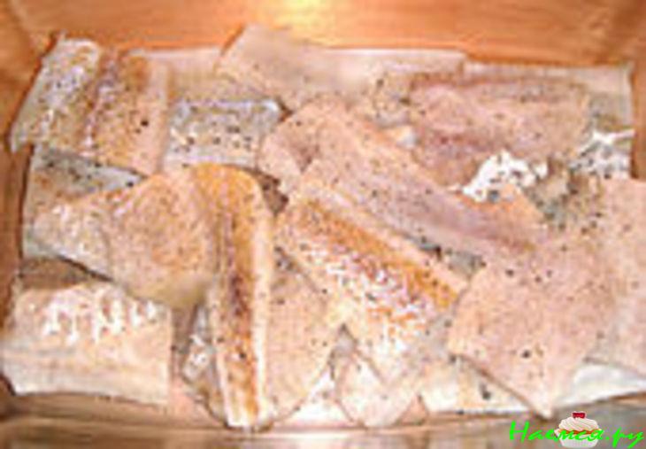 Рыба с овощами и мёдом