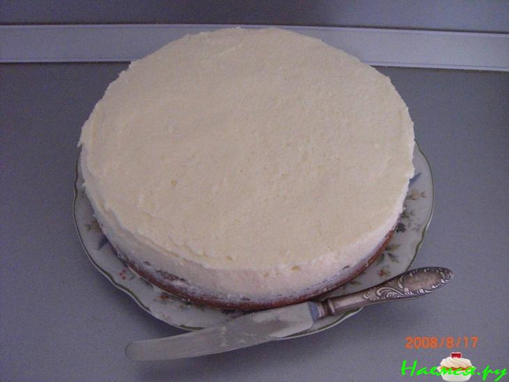Торт "Птичье молоко - С манной кашей" (уточнение моей маленькой дочери) Торт "Птичье молоко - С манной кашей" (уточнение моей маленькой дочери)
