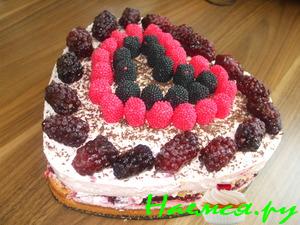 Ежевичный тортик