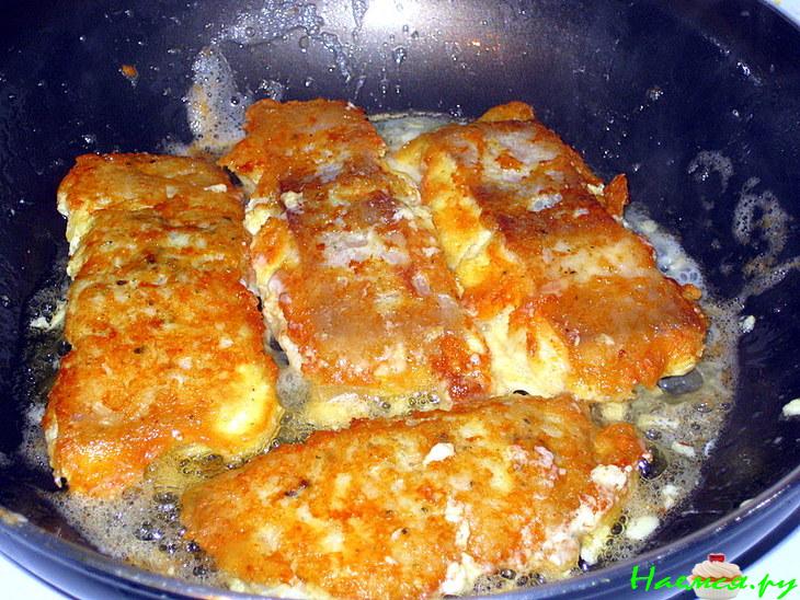 Филе морского языка в шубке