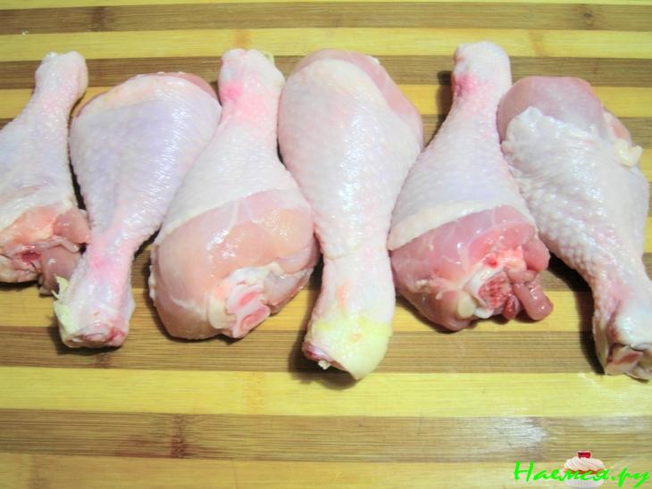 "Веера" из куриных ножек