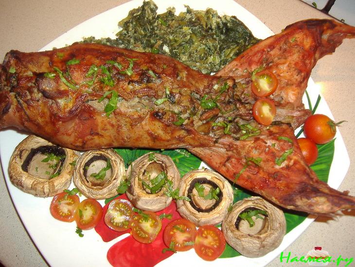 Кролик фаршированный