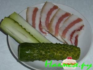 Малосольные огурчики с чесночком