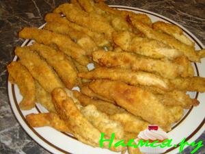 Куриные пальчики с тортелини Куриные пальчики с тортелини