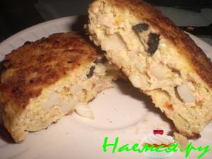 Рыбные тефтельки и котлеты с сюрпризом (вариант)