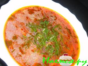 Борщ (постный) необычайно вкусный!