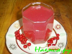 Кисель из красной смородины