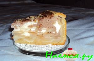 Яблочный пирог-суфле Яблочный пирог-суфле