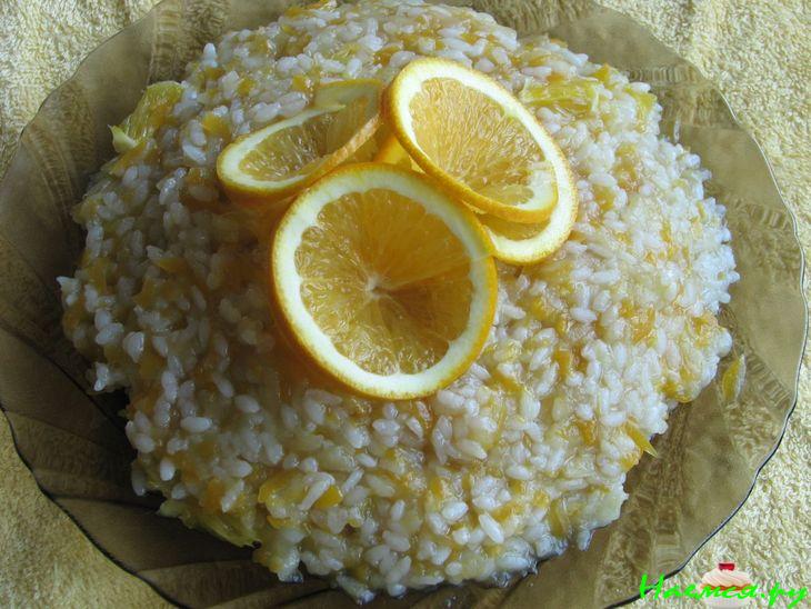 Кашка с яблоком, тыквой и апельсинкой