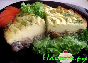 Грибы под картофельным сугробом