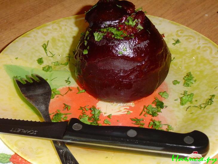 Свекла, фаршированная рисом и овощами Свекла, фаршированная рисом и овощами