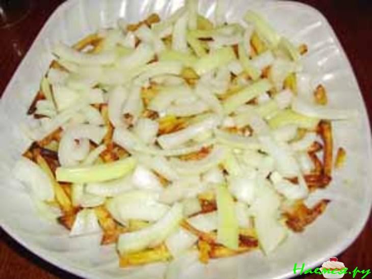 Салат "Воронье гнездо"